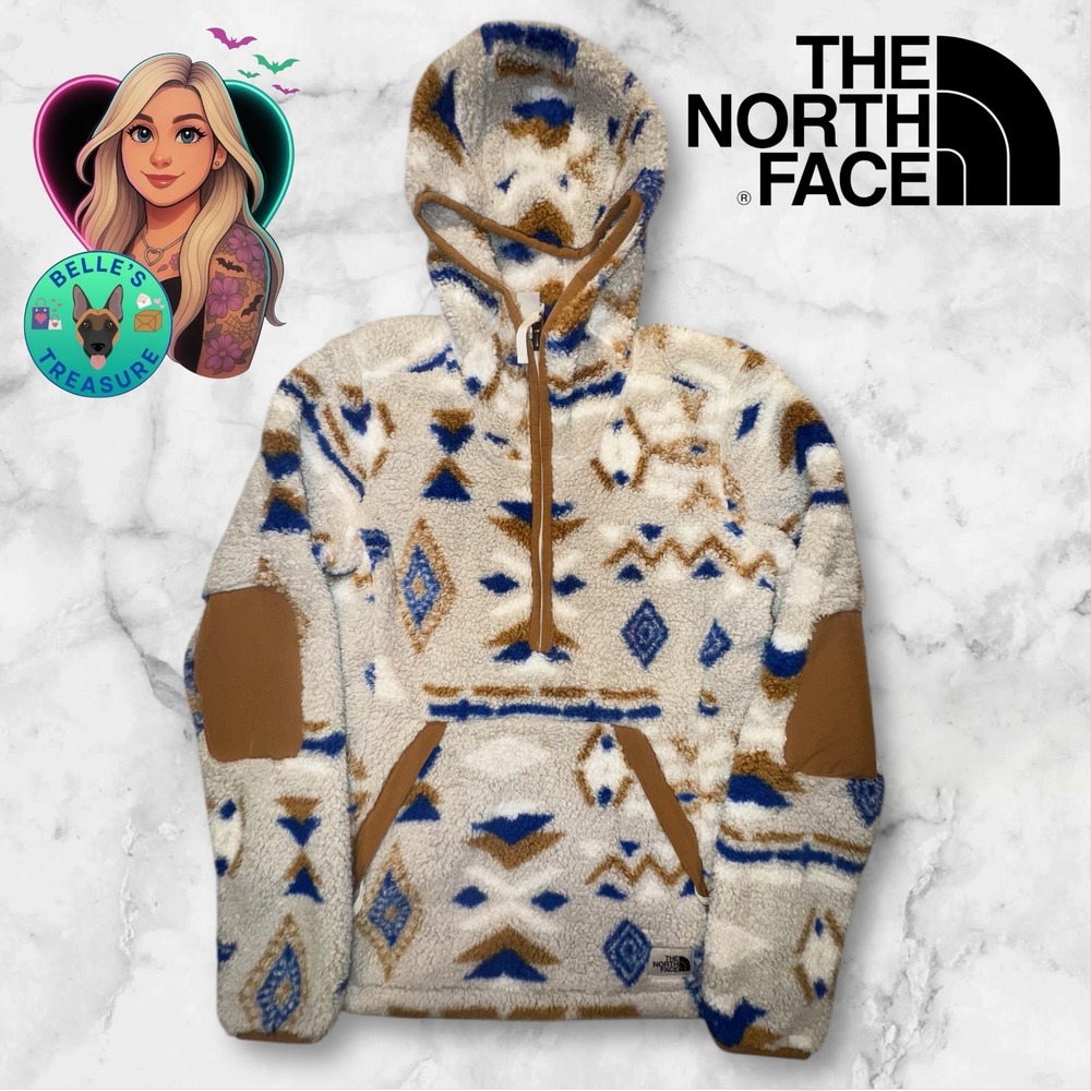 The North Face Women's XS Campshire‎ Pullover Hoodie 2.0 California Geo Aztec
